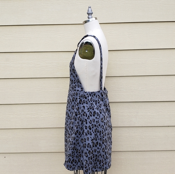 NEW Jolt Gray Cheetah adjustable Strap Dress - Picture 2 of 12